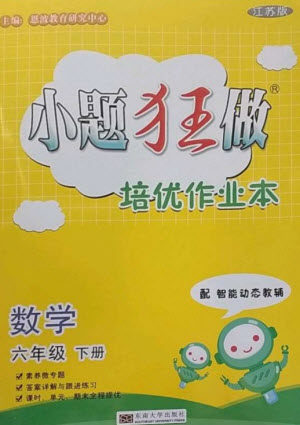 东南大学出版社2023小题狂做培优作业本六年级数学下册苏教版参考答案