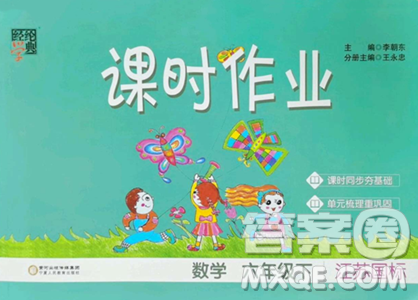 宁夏人民教育出版社2023经纶学典课时作业六年级下册数学江苏版参考答案