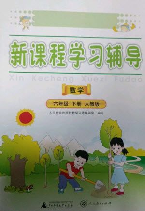 广西师范大学出版社2023新课程学习辅导六年级数学下册人教版中山专版参考答案