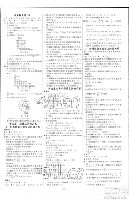 延边大学出版社2023细解巧练六年级下册数学鲁教版五四制参考答案