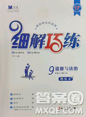 延边大学出版社2023细解巧练九年级下册道德与法治人教版五四制参考答案