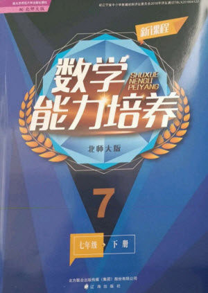 辽海出版社2023新课程数学能力培养七年级下册北师大版参考答案