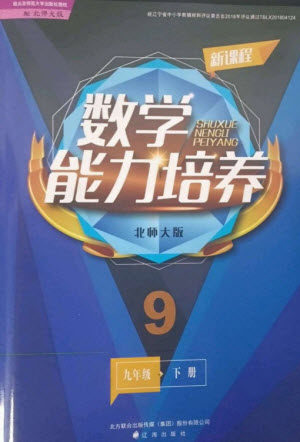 辽海出版社2023新课程数学能力培养九年级下册北师大版参考答案