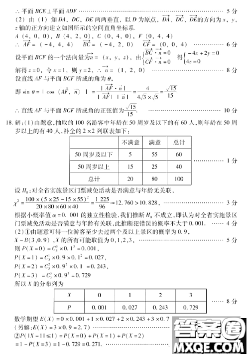 山东新高考联合质量测评2023届高三下学期3月联考数学试题答案 山东新高考联合质量测评2023届高三下学期3月联考数学试题答案