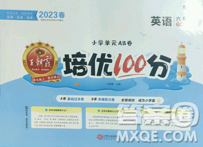 江西人民出版社2023王朝霞培优100分六年级下册英语人教PEP版参考答案