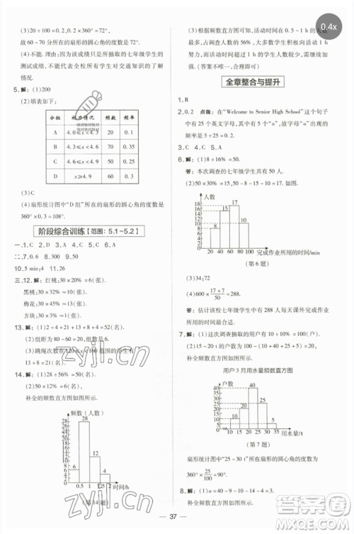 山西教育出版社2023点拨训练八年级数学下册湘教版参考答案 山西教育出版社2023点拨训练八年级数学下册湘教版参考答案