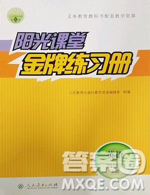 人民教育出版社2023阳光课堂金牌练习册四年级下册英语人教版参考答案