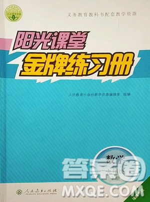 人民教育出版社2023阳光课堂金牌练习册九年级下册数学人教版福建专版参考答案 人民教育出版社2023阳光课堂金牌练习册九年级下册数学人教版福建专版参考答案