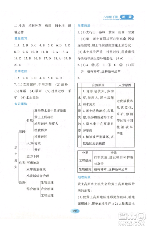 黑龙江教育出版社2023资源与评价八年级下册地理人教版大庆专版参考答案 黑龙江教育出版社2023资源与评价八年级下册地理人教版大庆专版参考答案