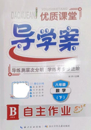长江少年儿童出版社2023优质课堂导学案B自主作业八年级数学下册人教版参考答案