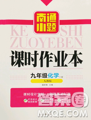 延边大学出版社2023南通小题课时作业本九年级下册化学人教版参考答案 延边大学出版社2023南通小题课时作业本九年级下册化学人教版参考答案