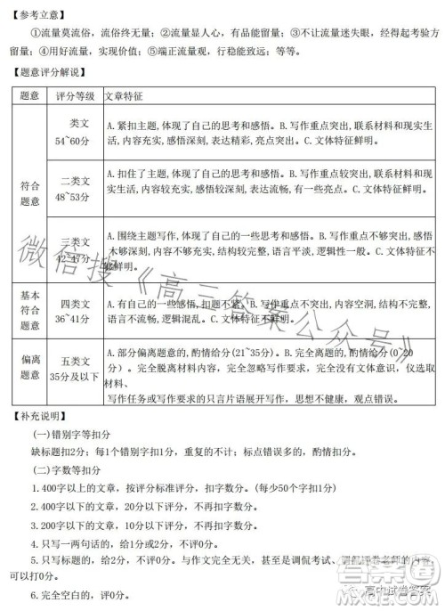 四川2023年金太阳高三4月联考23399C语文试卷答案