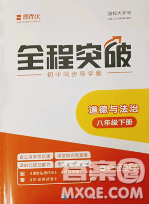 延边大学出版社2023全程突破八年级下册道德与法治人教版参考答案