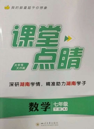 四川大学出版社2023课堂点睛七年级数学下册湘教版湖南专版参考答案 四川大学出版社2023课堂点睛七年级数学下册湘教版湖南专版参考答案