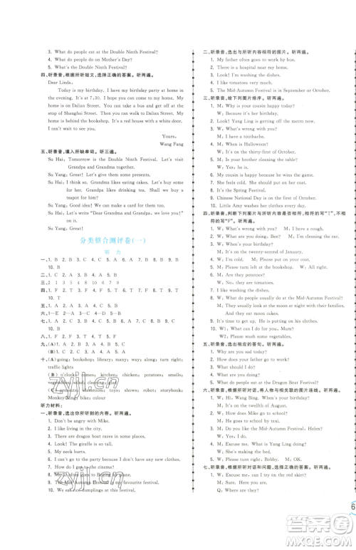 江西科学技术出版社2023夺冠金卷五年级下册英语译林版参考答案 江西科学技术出版社2023夺冠金卷五年级下册英语译林版参考答案