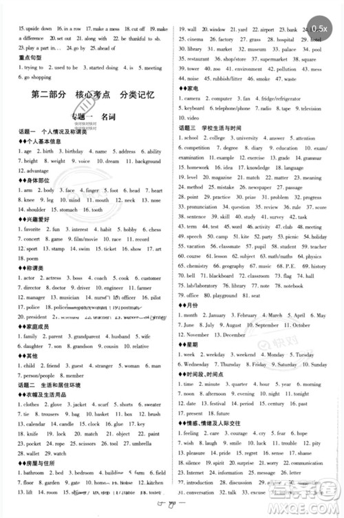 陕西人民教育出版社2023初中总复习导与练九年级英语通用版包头专版参考答案 陕西人民教育出版社2023初中总复习导与练九年级英语通用版包头专版参考答案