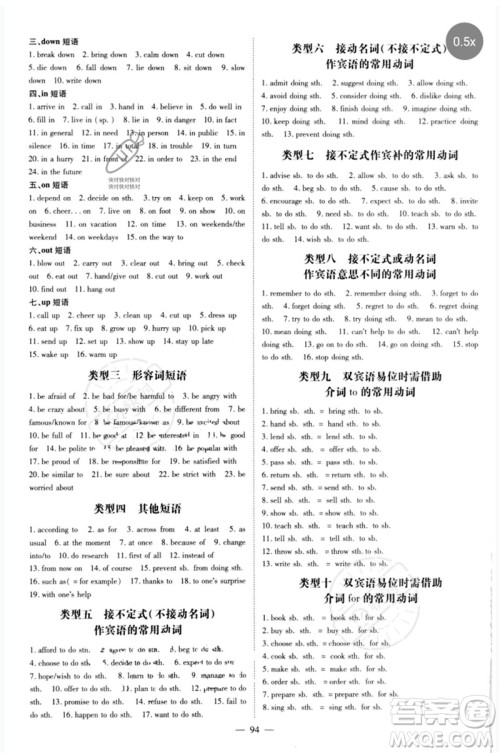 陕西人民教育出版社2023初中总复习导与练九年级英语通用版包头专版参考答案 陕西人民教育出版社2023初中总复习导与练九年级英语通用版包头专版参考答案