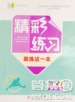 浙江工商大学出版社2023精彩练习就练这一本八年级下册数学浙教版评议教辅参考答案