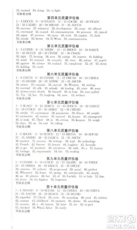 北京时代华文书局2023全效学习学业评价方案八年级英语下册人教版参考答案 北京时代华文书局2023全效学习学业评价方案八年级英语下册人教版参考答案