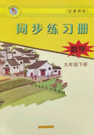 河北教育出版社2023同步练习册九年级数学下册冀教版参考答案