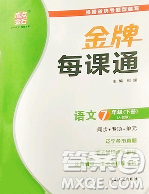 延边大学出版社2023点石成金金牌每课通七年级下册语文人教版大连专版参考答案