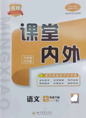 四川大学出版社2023名校课堂内外七年级语文下册人教版云南专版参考答案