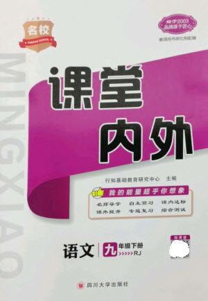 四川大学出版社2023名校课堂内外九年级语文下册人教版参考答案