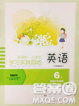 四川教育出版社2023新课标小学生学习实践园地六年级下册英语外研版三起参考答案 四川教育出版社2023新课标小学生学习实践园地六年级下册英语外研版三起参考答案