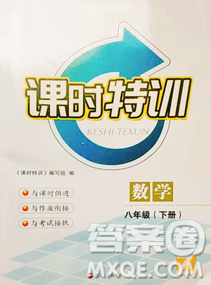 浙江人民出版社2023课时特训八年级下册数学浙教版参考答案