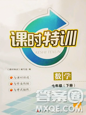 浙江人民出版社2023课时特训七年级下册数学浙教版参考答案