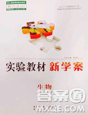陕西人民出版社2023实验教材新学案七年级下册生物人教版参考答案 陕西人民出版社2023实验教材新学案七年级下册生物人教版参考答案