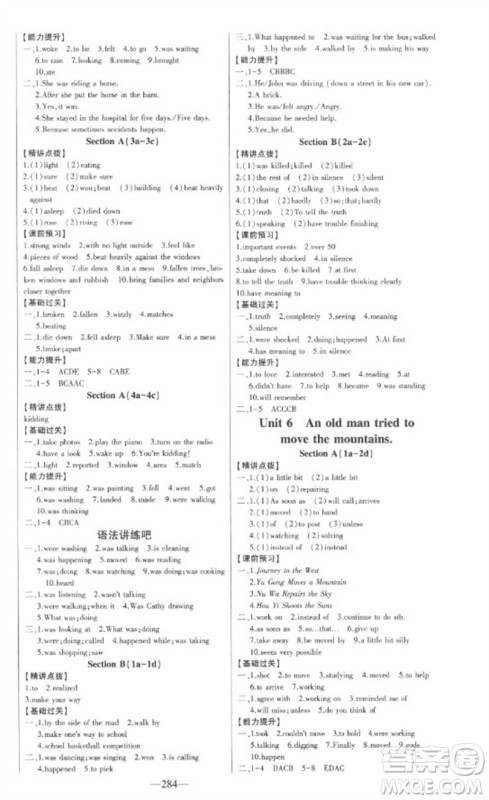吉林人民出版社2023初中新课标名师学案智慧大课堂八年级英语下册人教版参考答案 吉林人民出版社2023初中新课标名师学案智慧大课堂八年级英语下册人教版参考答案