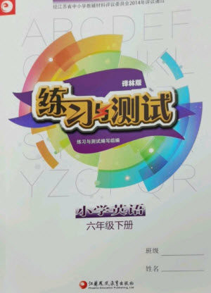 江苏凤凰教育出版社2023练习与测试小学英语六年级下册译林版参考答案