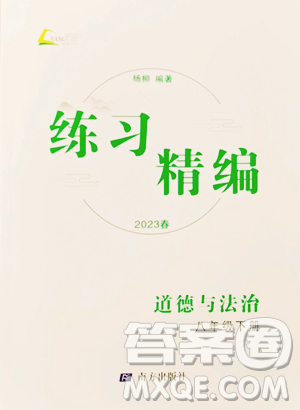 南方出版社2023练习精编八年级下册道德与法治人教版参考答案 南方出版社2023练习精编八年级下册道德与法治人教版参考答案