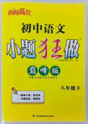 江苏凤凰科学技术出版社2023初中语文小题狂做八年级下册人教版巅峰版参考答案