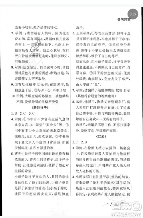 辽宁大学出版社2023年大连中考冲刺基础专练九年级语文通用版参考答案 辽宁大学出版社2023年大连中考冲刺基础专练九年级语文通用版参考答案
