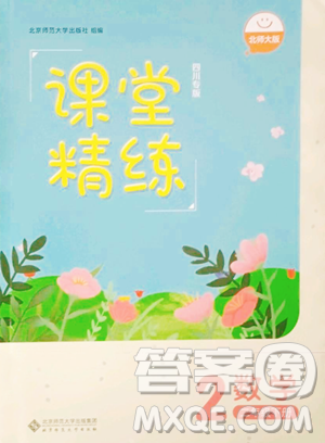 北京师范大学出版社2023课堂精练二年级下册数学北师大版四川专版参考答案