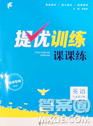 南京大学出版社2023提优训练课课练七年级下册英语译林版徐州专版参考答案