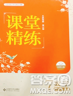 北京师范大学出版社2023课堂精练七年级下册数学北师大版大庆专版参考答案