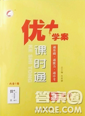 吉林教育出版社2023优+学案课时通九年级下册数学青岛版参考答案