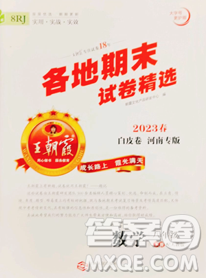 江西人民出版社2023王朝霞各地期末试卷精选八年级下册数学人教版河南专版参考答案