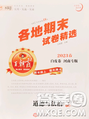 江西人民出版社2023王朝霞各地期末试卷精选八年级下册道德与法治人教版河南专版参考答案