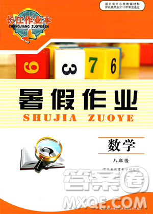 湖北教育出版社2023长江作业本暑假作业八年级数学通用版参考答案