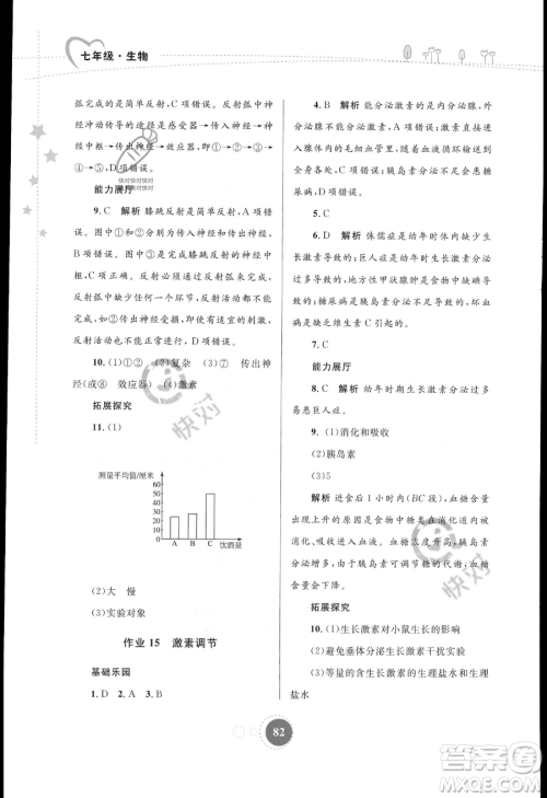 内蒙古教育出版社2023年暑假作业七年级生物通用版答案 内蒙古教育出版社2023年暑假作业七年级生物通用版答案