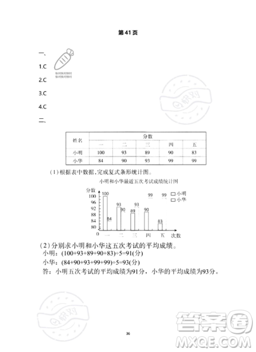 河北少年儿童出版社2023年世超金典暑假乐园四年级数学人教版答案