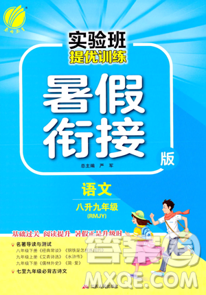 江苏人民出版社2023年实验班提优训练暑假衔接八升九年级语文人教版答案