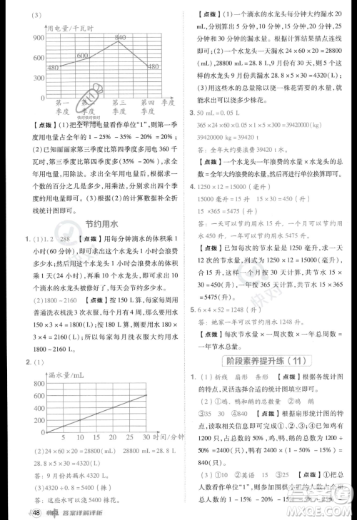 吉林教育出版社2023综合应用创新题典中点六年级上册数学人教版答案