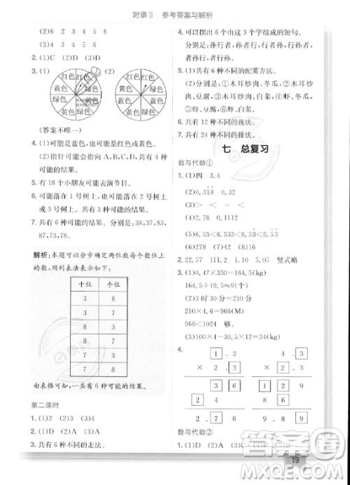 龙门书局2023年秋季黄冈小状元作业本五年级上册数学西师版答案 龙门书局2023年秋季黄冈小状元作业本五年级上册数学西师版答案