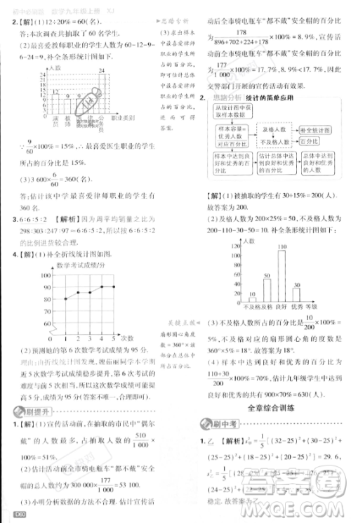 开明出版社2024届初中必刷题九年级上册数学湘教版答案