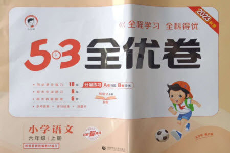 首都师范大学出版社2023秋季53全优卷六年级语文上册人教版参考答案 首都师范大学出版社2023秋季53全优卷六年级语文上册人教版参考答案